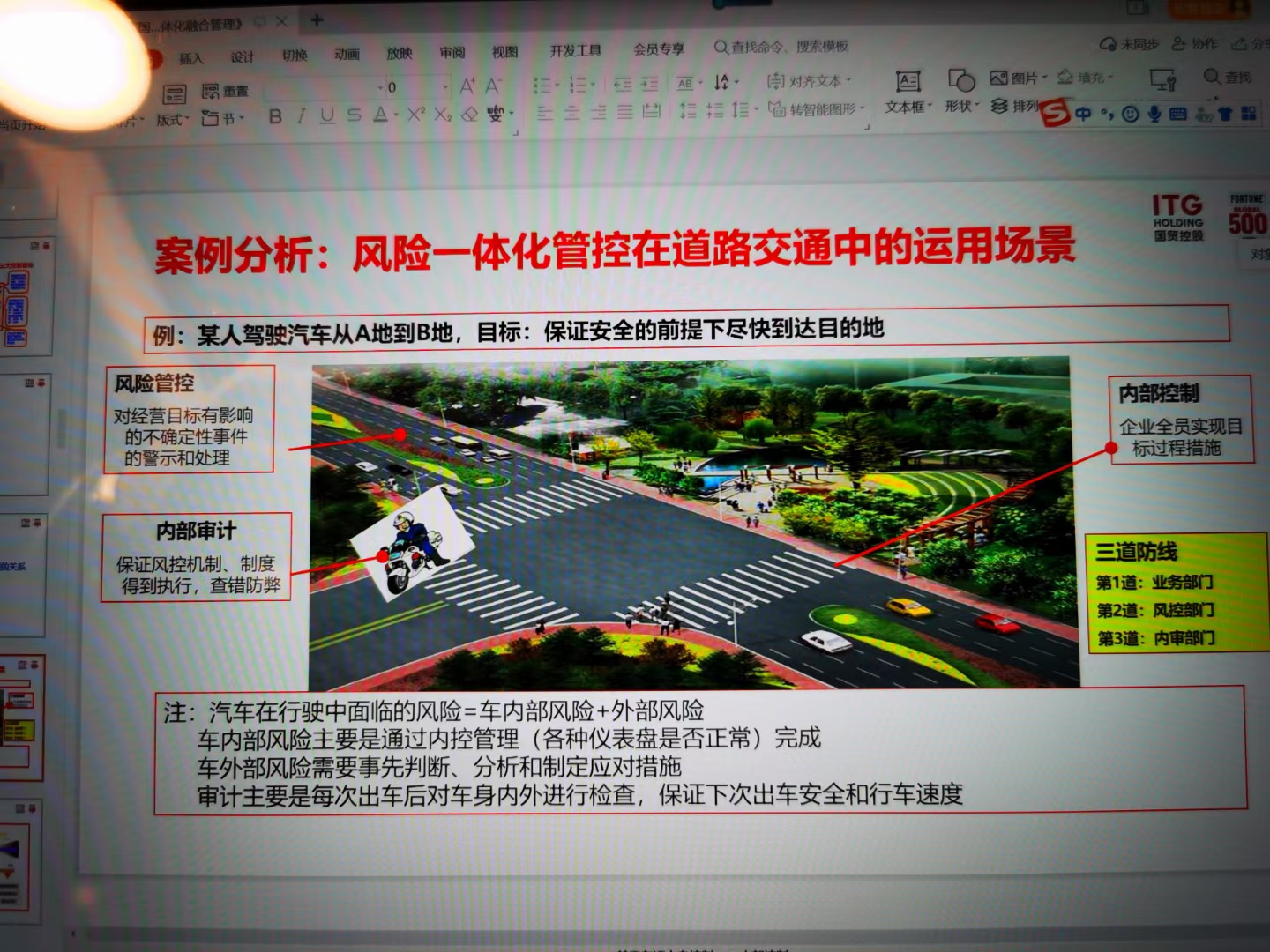 余世勇老师4月12日为某国贸控股集团讲授《内部控制与风险管理》课程圆满结束