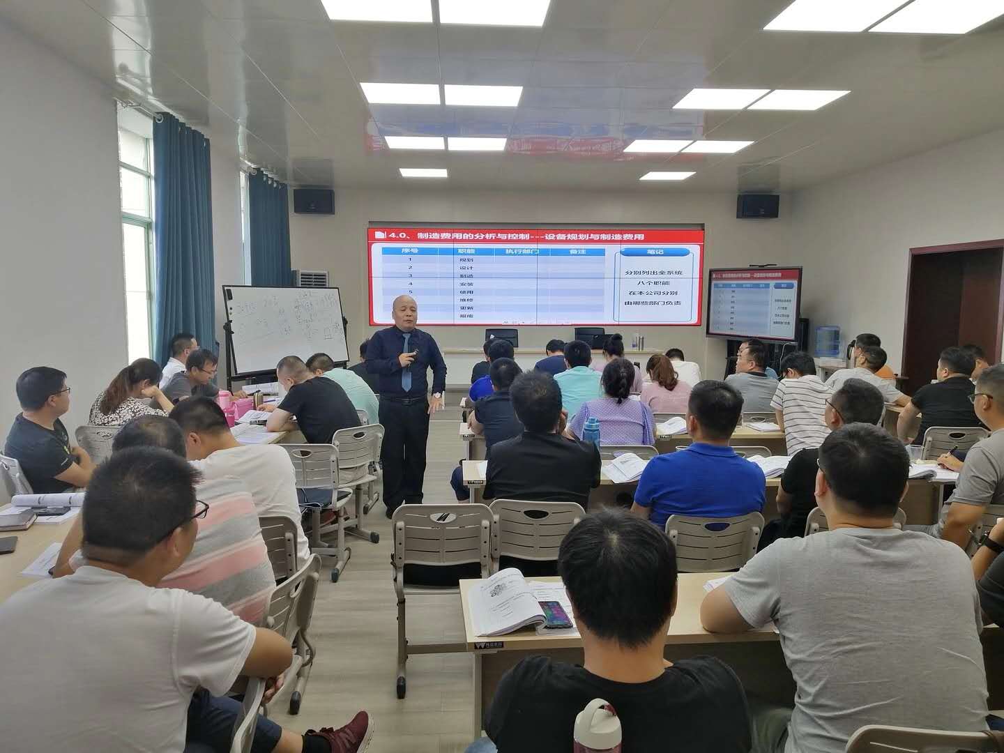 杨学军老师8月20日为湖南湘钢某冶炼公司讲授《车间成本管理》课程结束