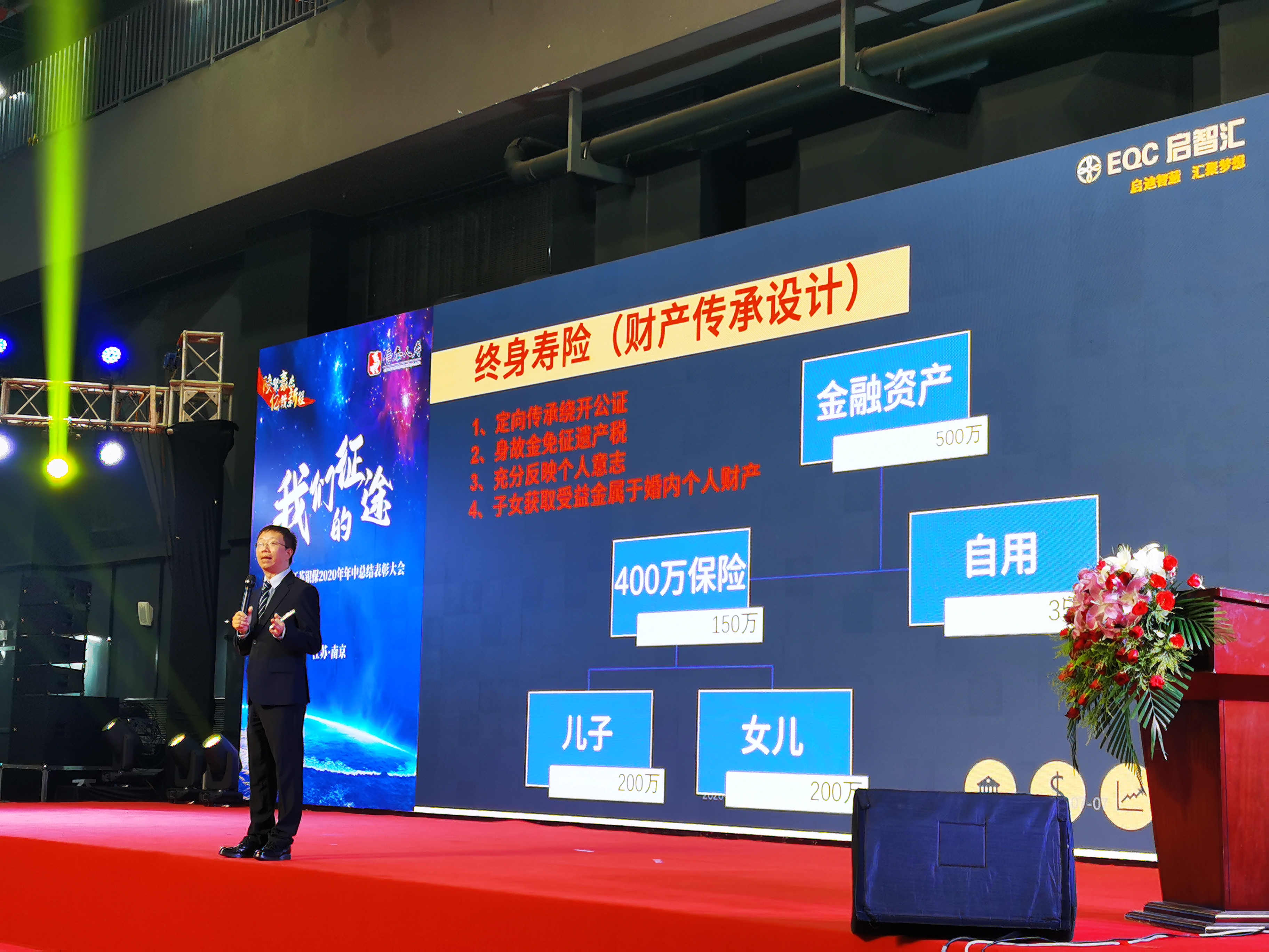 7月7日黄国亮老师为信泰人寿江苏分公司讲授《基于资产配置的终身寿险营销》的课程圆满结束