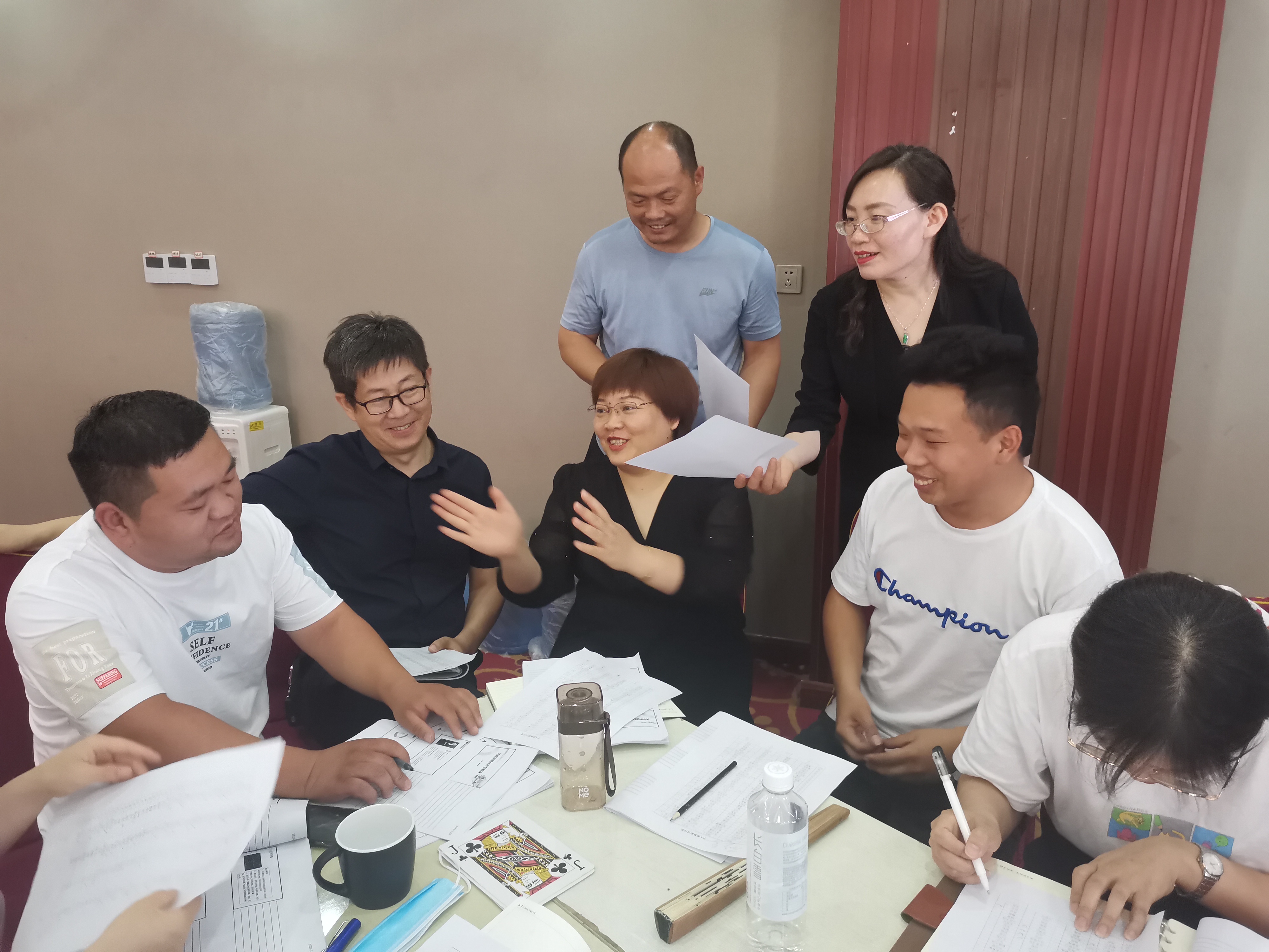 曾秋香老师一2021年6月27-28号在郑州X餐饮公司讲授《行动学习工作坊·中层管理能力提升》