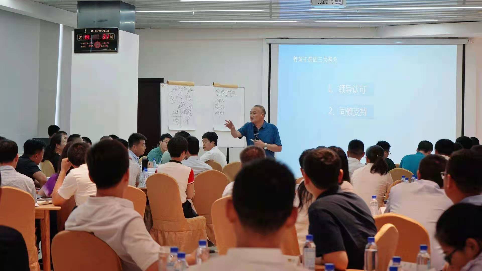 6月29号许延颖老师给济宁高新控股集团有限公司上《管理技能提升》