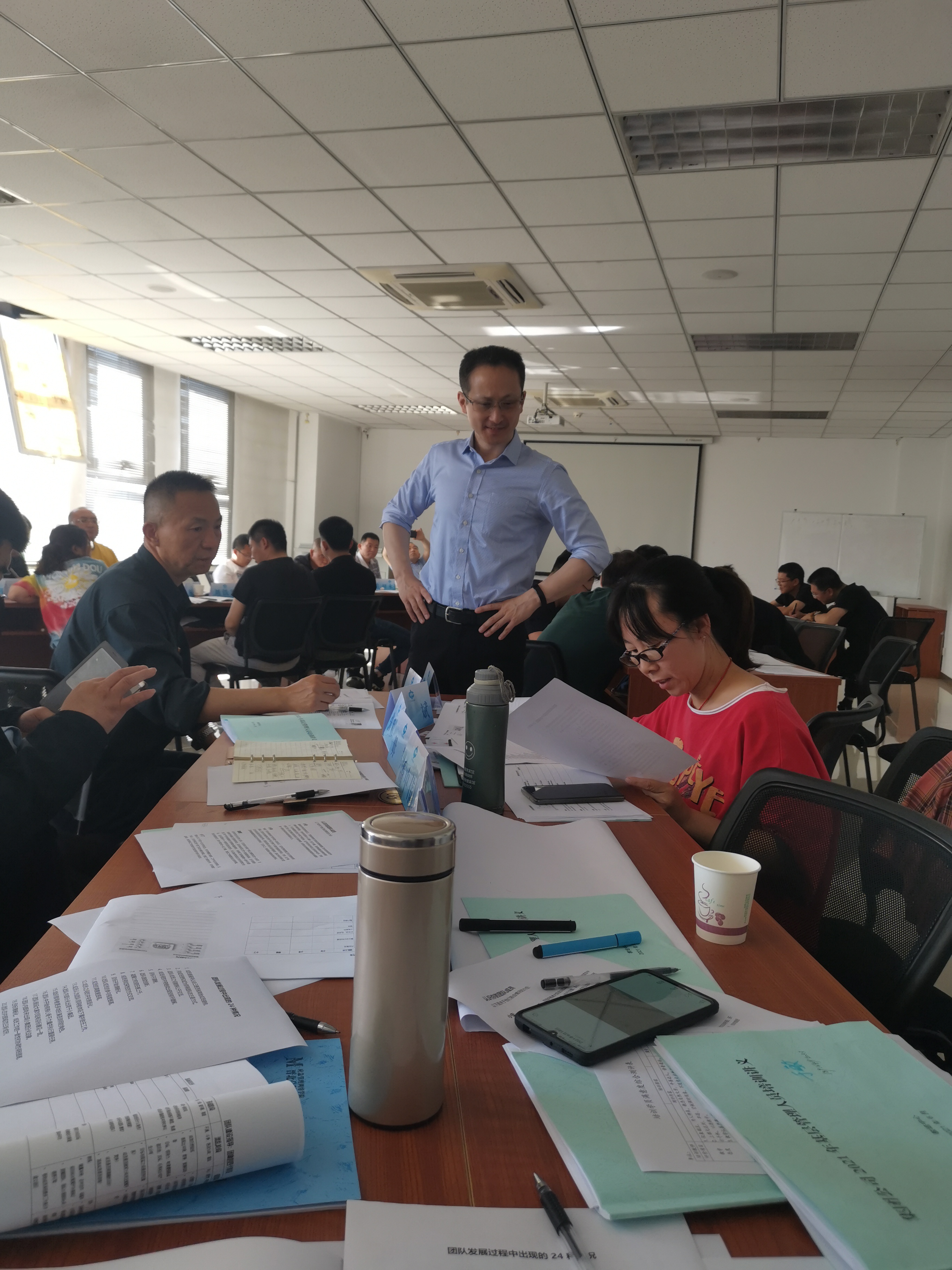 【俞平老师】6月18号为朔州市某中煤集团讲授《高效团队建设与执行力提升》课程圆满结束！